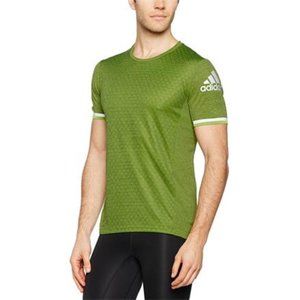 ADIDAS green climachill athletic tee shirt